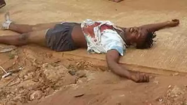Young Boy Shot Dead By Rival Cult Group In Edo State This Morning (Photos)